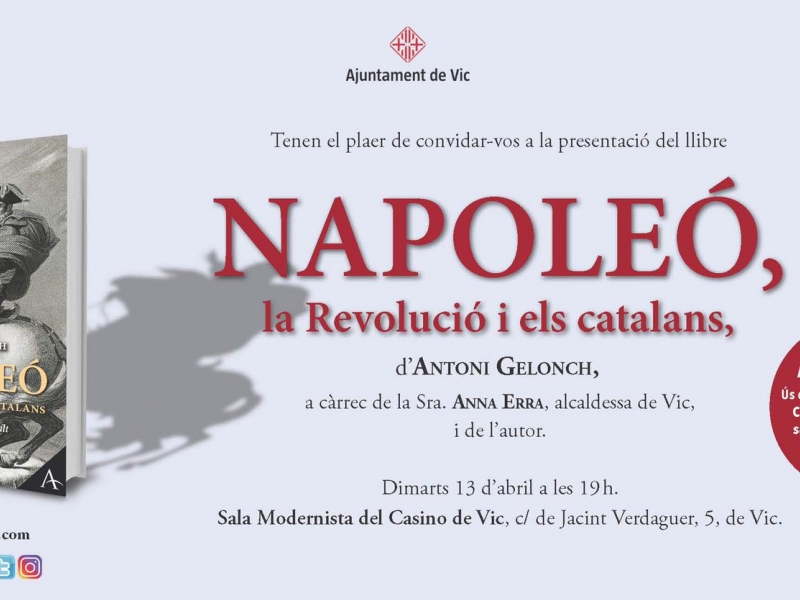 'Napoleó, la revolució i els catalans' d'Antoni Gelonch, de gira per Catalunya (1)