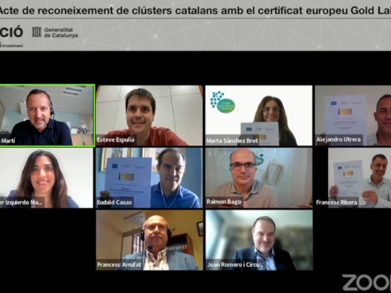 Quatre clústers catalans, reconeguts amb el certificat més prestigiós del món