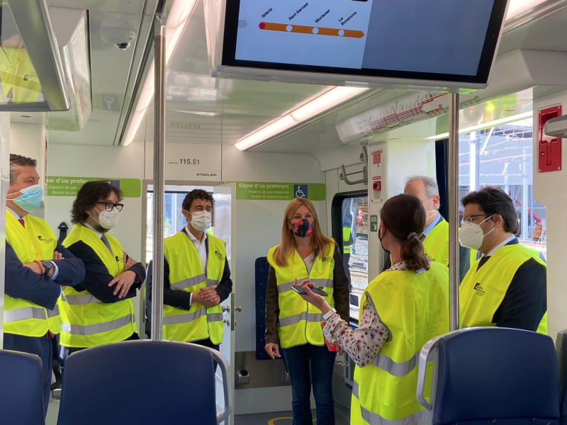 Es presenten els nous Ferrocarrils de la Generalitat de Catalunya més sostenibles