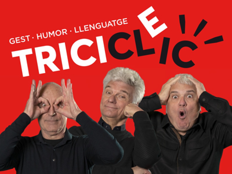 'Tricicle Clic', 40 anys del grup teatral i el seu humor silenciós 
