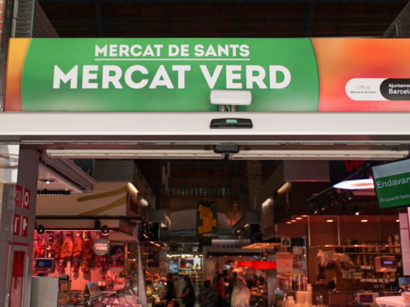 Barcelona comença el programa 'Comerç Verd' als mercats