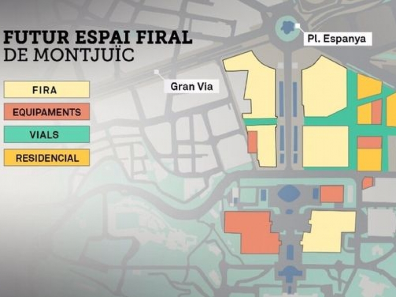 La Fira de Montjuïc es transformarà per acollir activitats tecnològiques i habitatge