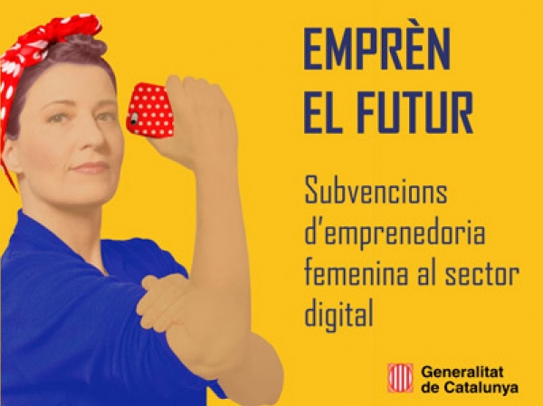 Polítiques Digitals obre la segona convocatòria d'ajuts a l'emprenedoria femenina en l'àmbit digital, que dobla l'import total fins a 1M€